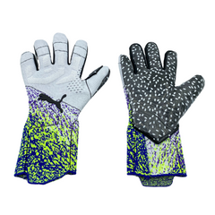 Luva de Goleiro Puma Future Z Branca, Roxo, Azul e Verde - VENI Futebol