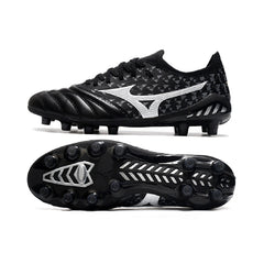 Mizuno Morelia Neo III Elite Black Gray and White Firm Ground FG Football Boot