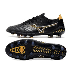 Mizuno Morelia Neo III Elite Black and Gold Firm Ground FG Football Boot