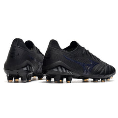 Mizuno Morelia Neo III Elite Black and Navy Firm Ground FG Football Boot