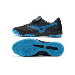 Mizuno Morelia Sala Classic Black and Blue Turf TF Football Boot