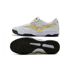 Mizuno Morelia Sala Classic White Gold and Black Turf TF Football Boot