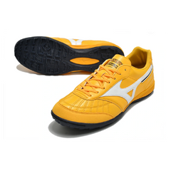 Mizuno Morelia Sala TF Yellow White and Black Turf TF Football Boot