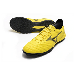Mizuno Morelia Sala TF Yellow and Black Turf TF Football Boot