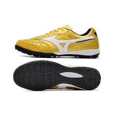 Mizuno Morelia Sala Turf TF Golden and White Football Boot