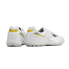 Mizuno Morelia Sala White and Silver Turf TF Football Boot