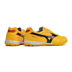 Mizuno Morelia Sala Yellow Black and Red Turf TF Football Boot