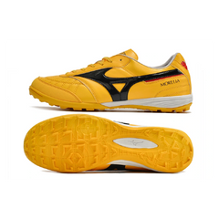 Mizuno Morelia Sala Yellow Black and Red Turf TF Football Boot