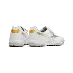 Mizuno Morelia Turf TF White and Silver Football Boot