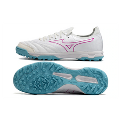 Mizuno Neo Sala White and Light Blue Turf TF Football Boot
