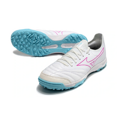 Mizuno Neo Sala White and Light Blue Turf TF Football Boot
