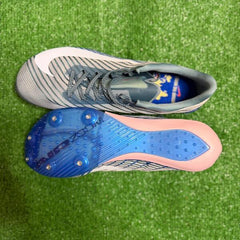Nike Air MaxFly 2 Blue and Pink Running Spikes Shoes Size 42 Eur