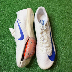 Nike Air MaxFly 2 White and Blue Running Spikes Shoes Size 45 Eur