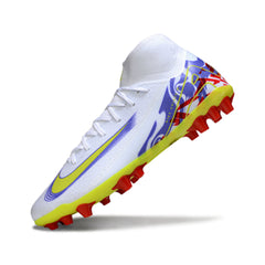 Nike Air Zoom Mercurial Superfly 10 Academy White Purple and Red Artificial Ground AG Football Boot