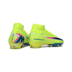 Nike Air Zoom Mercurial Superfly 10 Elite Yellow and Blue Firm Ground FG Football Boot