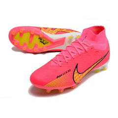 Nike Air Zoom Mercurial Superfly 9 Elite Pink and Yellow Artificial Ground AG Football Boot