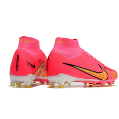 Nike Air Zoom Mercurial Superfly 9 Elite Pink and Yellow Artificial Ground AG Football Boot