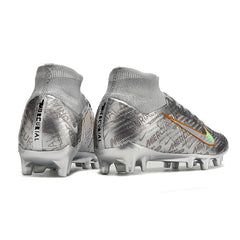 Nike Air Zoom Mercurial Superfly 9 Elite Silver Artificial Ground AG Football Boot