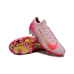 Nike Air Zoom Mercurial Vapor 16 Elite Light Pink and Light Green Firm Ground FG Kids Football Boot
