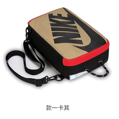 Nike Football Boot Bag Black, Beige and Red with Shoulder Strap