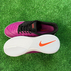 Nike Lunar Gato II Black and Purple Indoor IC Football Boot Size 44 Eur