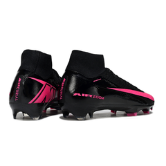 Nike Air Zoom Mercurial Superfly 10 Elite Black and Pink Firm Ground FG Football Boot