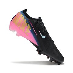 Nike Mercurial Vapor 16 Elite Black, Pink and Blue Firm Ground FG Kids Football Boot