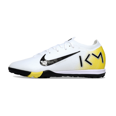 Nike Zoom Mercurial Vapor 16 Elite Mbappe Pack White and Yellow Turf TF Football Boot