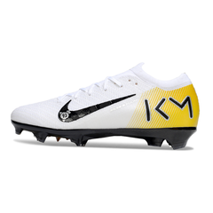 Nike Mercurial Vapor 16 Elite White Mbappe Pack FG Firm Ground Kids Football Boot