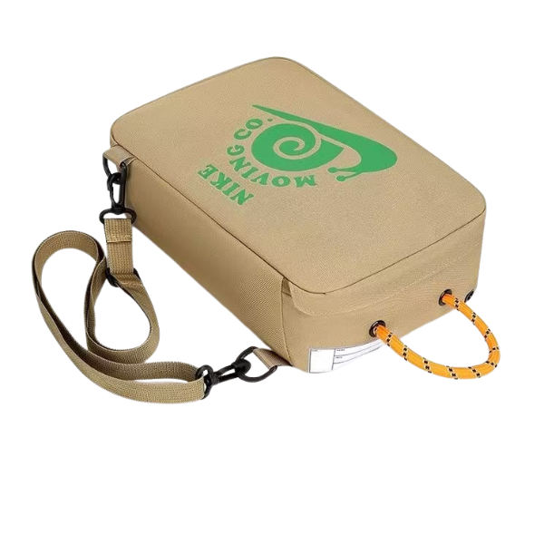 Nike Moving C.O Football Boot Bag Beige and Green with Shoulder Strap