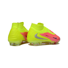 Nike Phantom 6 DF Elite Yellow and Pink Firm Ground FG Football Boot