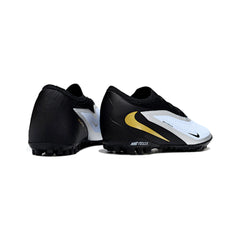 Nike Phantom 6 Pro Kids Turf TF Football Boot Black and Light Blue