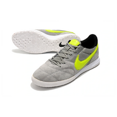 Nike Premier II Gray and Green Indoor IC Football Bootd