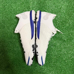 Nike React Gato White and Blue Indoor IC Football Boot Size 42 Eur