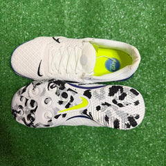 Nike React Gato White and Blue Indoor IC Football Boot Size 42 Eur