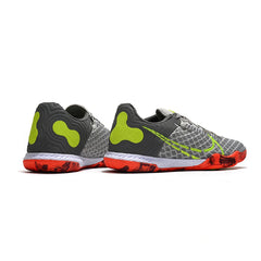 Nike Reactgato Gray and Orange Indoor IC Football Boot