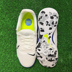 Nike Reactgato White and Blue Indoor IC Football Boot Size 40 Eur
