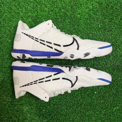Nike Reactgato White and Blue Indoor IC Football Boot Size 40 Eur