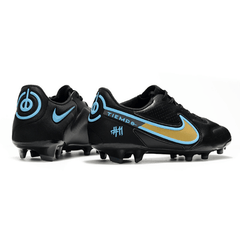 Nike Tiempo Legend 9 Elite Black and Yellow Firm Ground FG Football Boot
