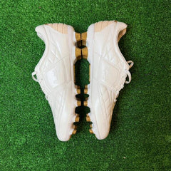 Nike Tiempo R10 Legend Elite White and Gold Firm Ground FG Football Boot Size 42 Eur
