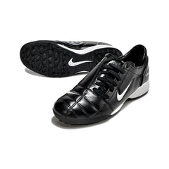 Nike Total 90 III Kids Turf TF Football Boot Black and Silver