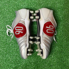 Nike Total 90 III Silver and Red Firm Ground FG Football Boot Size 41 Eur