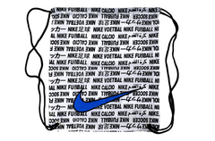 Nike White and Black Boot Bag