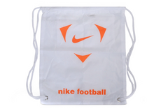Nike White and Orange Boot Bag