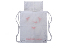 Nike White and Orange Boot Bag