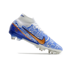 Nike Zoom Mercurial Superfly 9 Elite Aluminium Studs SG Blue CR7 Football Boot