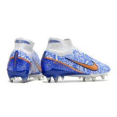 Nike Zoom Mercurial Superfly 9 Elite Aluminium Studs SG Blue CR7 Football Boot