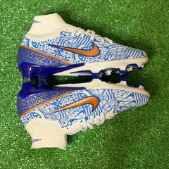Nike Zoom Mercurial Superfly 9 Elite CR7 Pack Blue Firm Ground FG Kids Football Boot Size 38 Eur