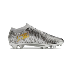 Nike Zoom Mercurial Vapor 15 Elite Silver Firm Ground FG Kids Football Boot