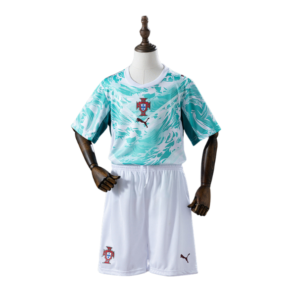 Portugal Puma 2026 Away Kids Version Football T-Shirt